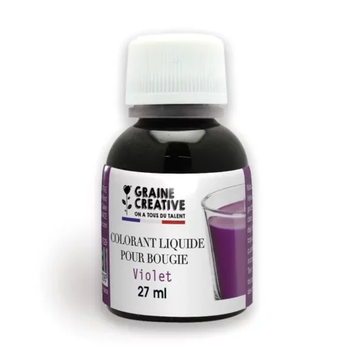 Colorant liquide pour bougie violet