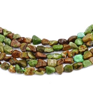 perle d'opale verte pépites création de bijoux naturelles diy