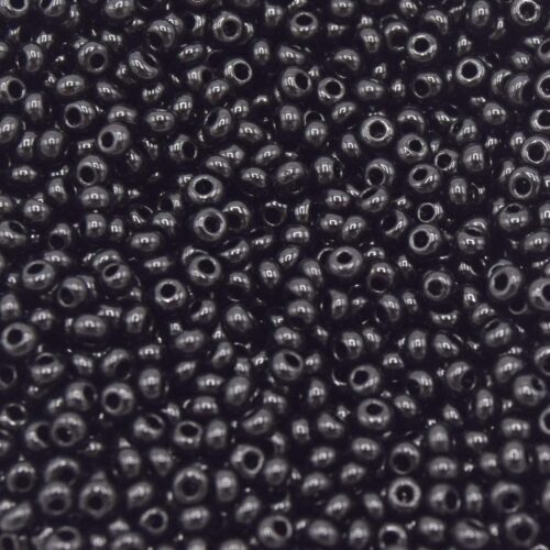 Perles de rocaille 12/0 FGB® grade a ronde 2mm - noir