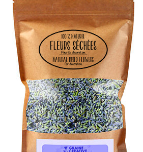 Fleurs séchées lavandin déco – sachet 10 g pour créations DIY