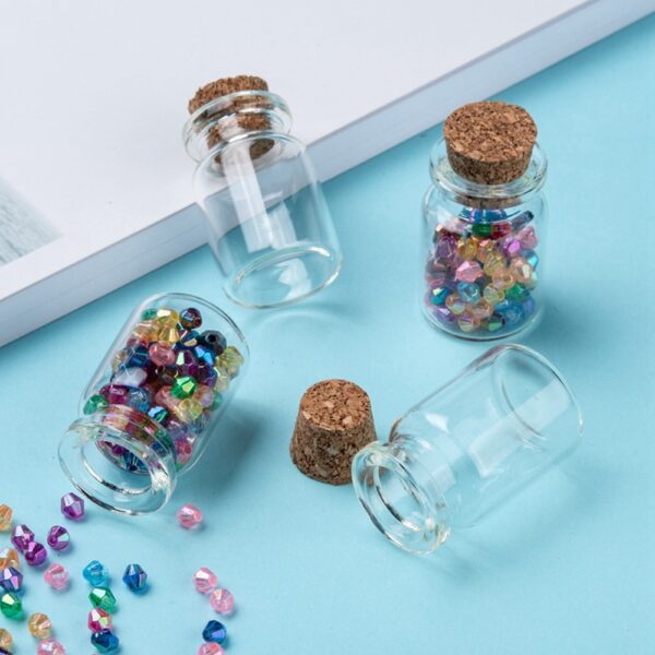 bouteilles miniature en verre pour bijoux, cadeaux, mariage