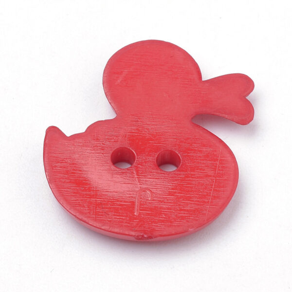 boutons acrylique canard multicolore