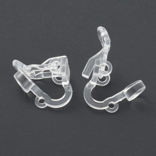 clips d'oreilles transparent écologique