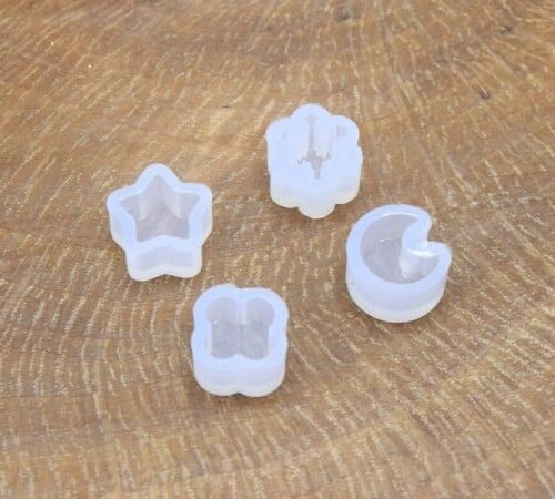 Mini moules en silicone lune fleur étoile et flocon