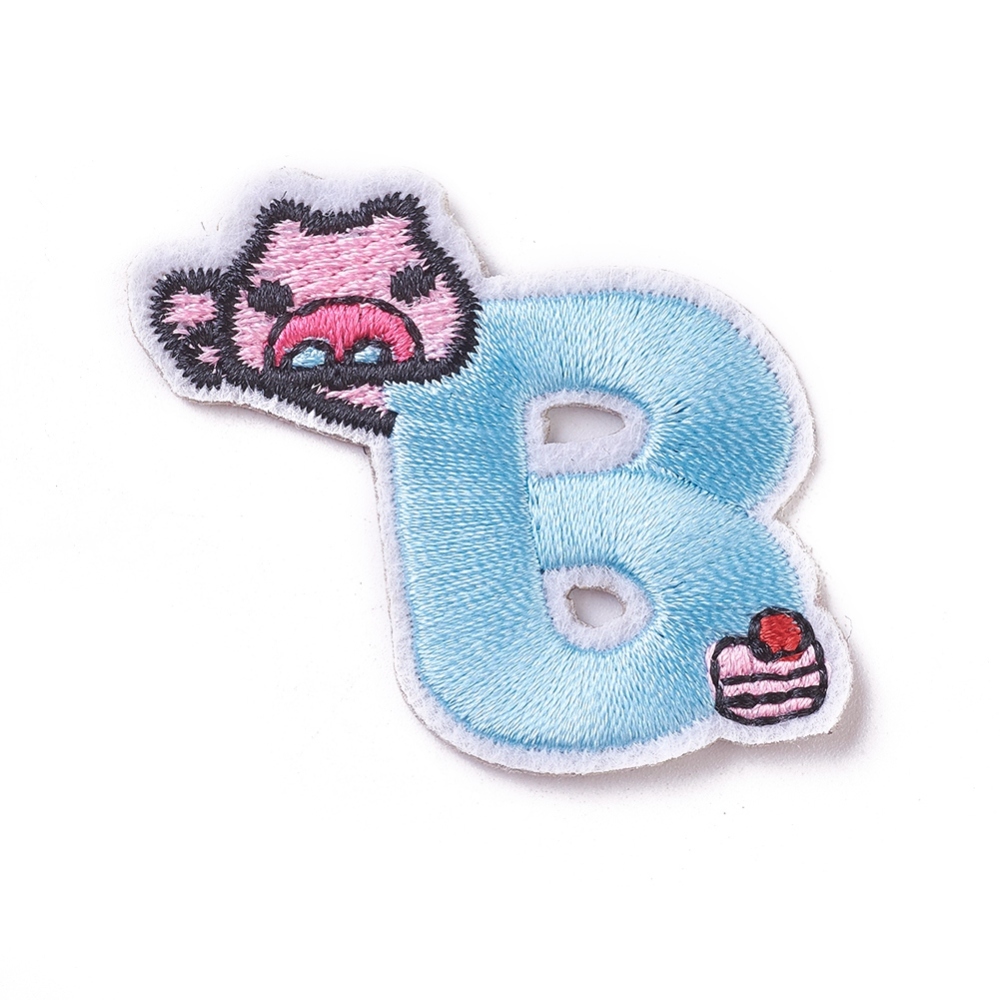 26 Patchs Alphabet Animaux Brodés Thermocollant – Image 3