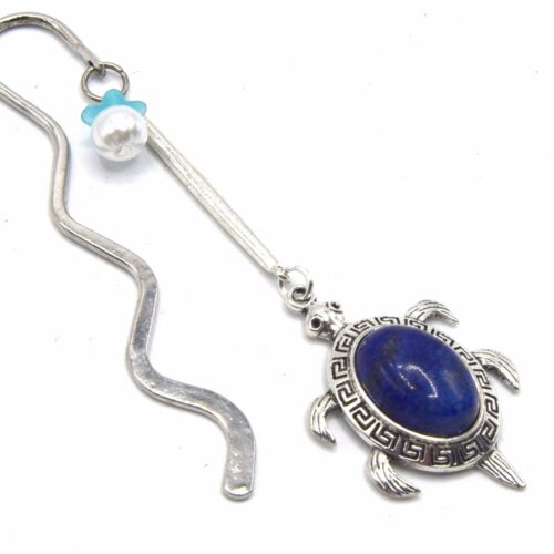 Marque-pages Tortue Lapis Lazuli