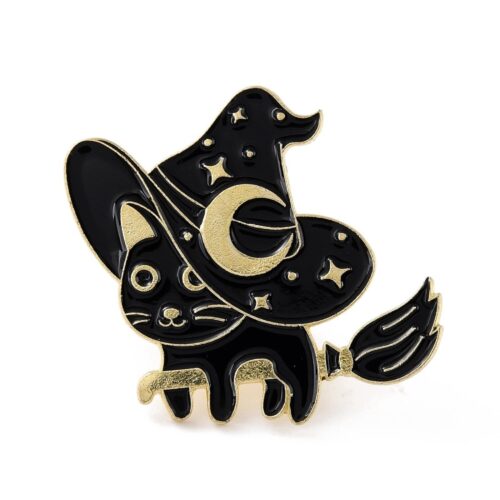 pin's chat wicca sorcellerie