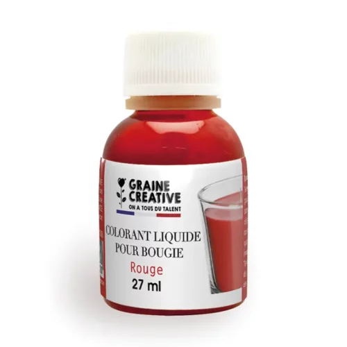 Colorant liquide pour bougie rouge