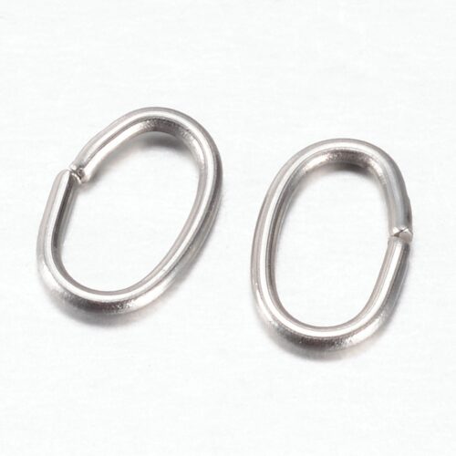 anneaux acier inox ovale66