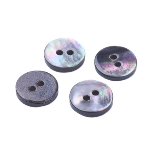 BOUTONS NACRE NOIRE PERLE TAHITI 2