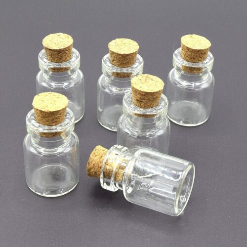 Bouteilles En Verre Clair 22X15mm