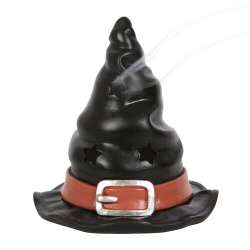 Brûleur d'encens chapeau de sorcière