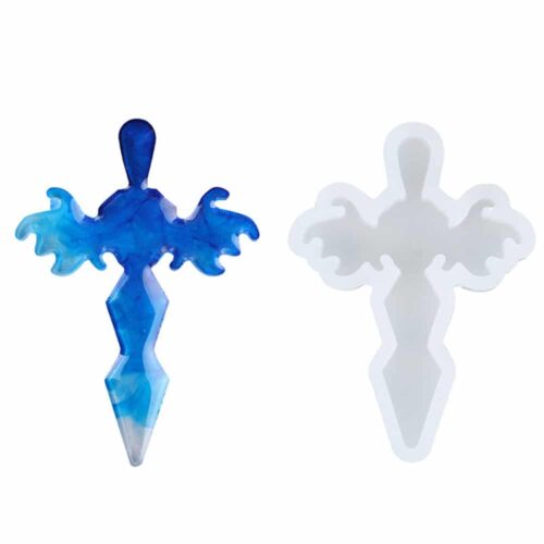 Moule en silicone forme croix ailées
