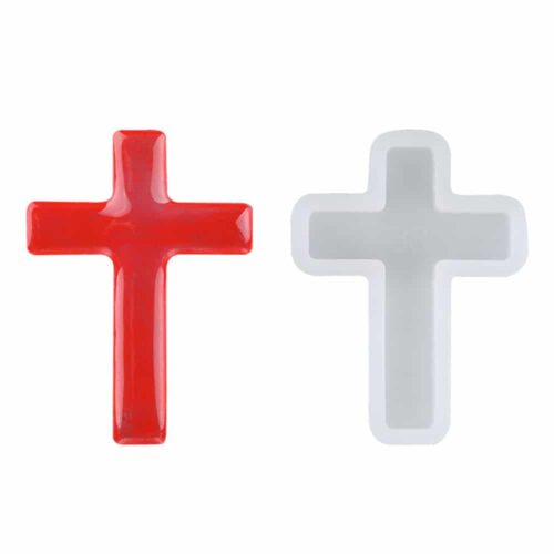 Moule en silicone forme croix x1