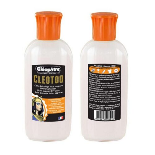 Colle Cléopâtre Cléotoo Polyacrylique | Ultra Puissante, Résistante Eau | Pour Plastique, Verre, Métal