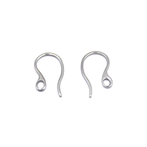 Crochets d'oreilles en acier inoxydable 304 X10