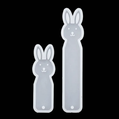 moule lapin marque-page pour résine