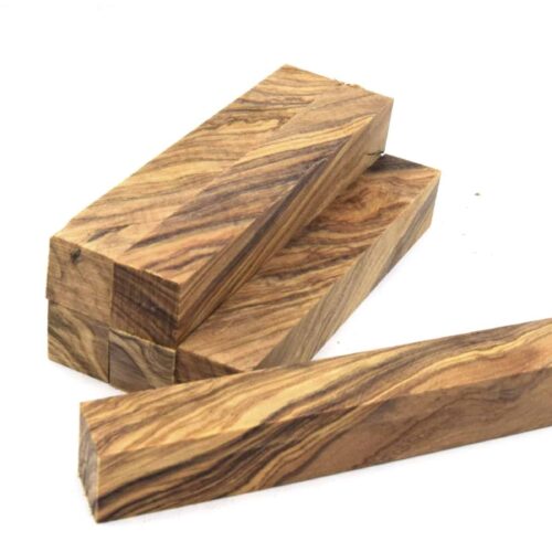 Carrelets en bois d'olivier 25x25x150mm