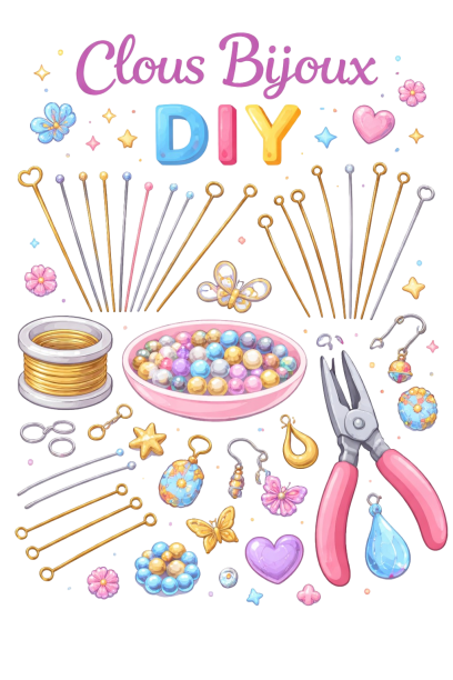 catégorie clous et pitons pour bijoux diy
