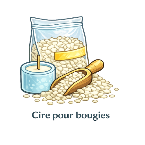 Cire pour bougies pour la creation de bougies DIY avec cire de soja