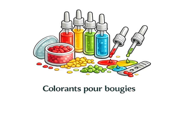 Colorants pour bougies pour la creation de bougies DIY colorees