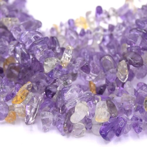 Perles d'amétrine naturelle chips violet