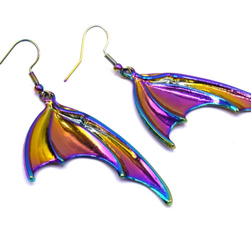 boucles d'oreilles ailes de dragon
