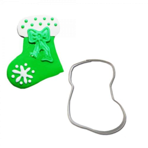Emporte-pièce botte de Noël  En Acier Inoxydable
