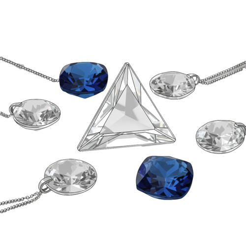 catégorie pendentif et breloque Éclats de Verre & Cristaux