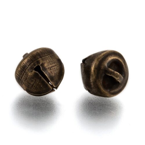 Grelots aluminium couleur bronze 10mm