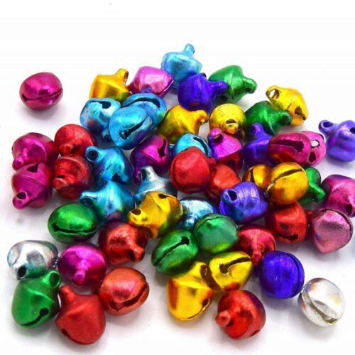 Grelots métal couleur mixte 9x8mm