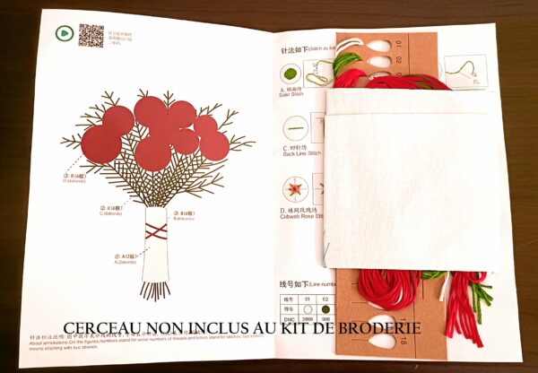 KIT BOUQUET DE FLEUR CERCEAU NON INCLUS