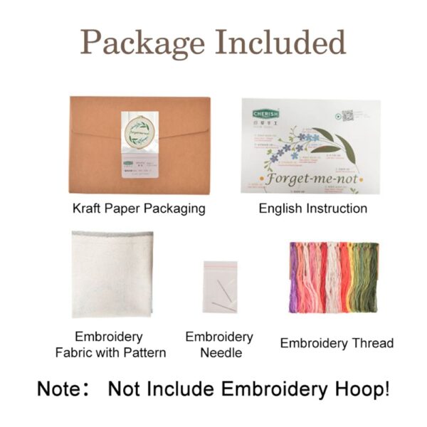 KIT DE BRODERIE POUR DEBUTANT COEUR LOVE
