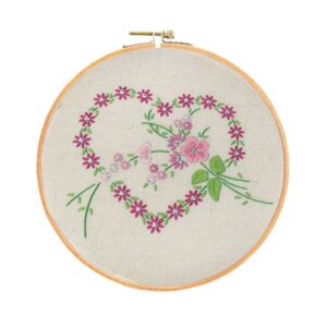 Kit de broderie débutant coeur saint valentin