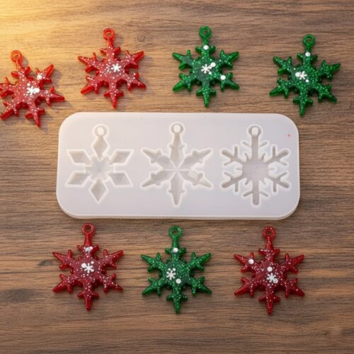 MOULE FLOCON DE NEIGE 3 MODELES SL