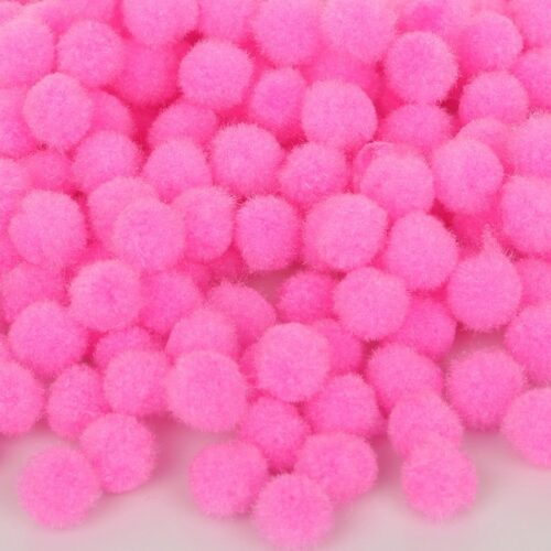 Pompons boules Ø10mm rose