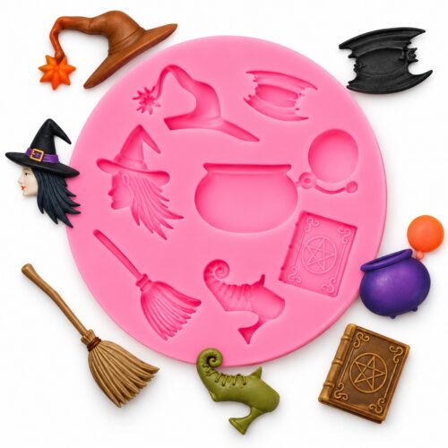 Moule silicone Halloween pour résine et pâte polymère