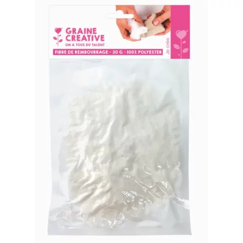 Ouate de rembourrage polyester 30 g pour amigurumi et peluches