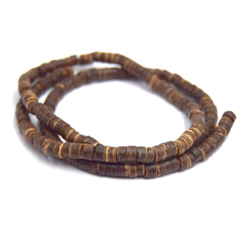 perles de noix de coco Heishi 6mm