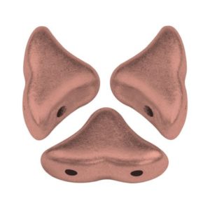 25 Perles Facettes Bohème Preciosa - 6mm Cuivre Or Mat, Pour Création De Bijoux