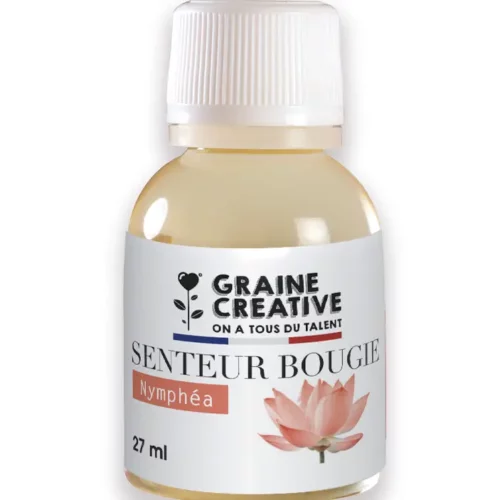 Parfum pour bougie nymphéa 27 ml, senteur florale pour création de bougies DIY