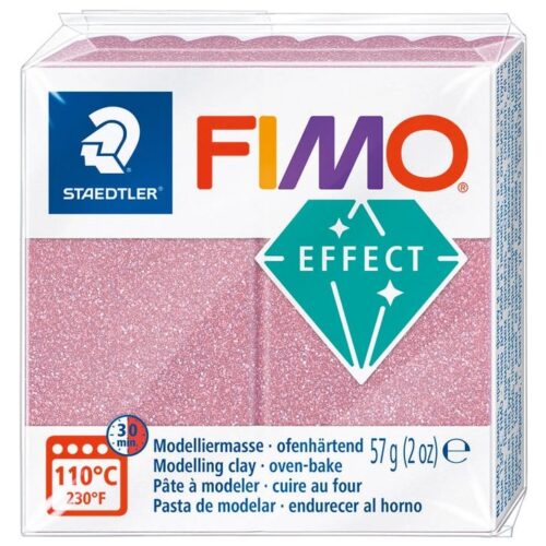 Pâte Polymère FIMO EFFECT Paillette 57g - Or Rose (8010-212)