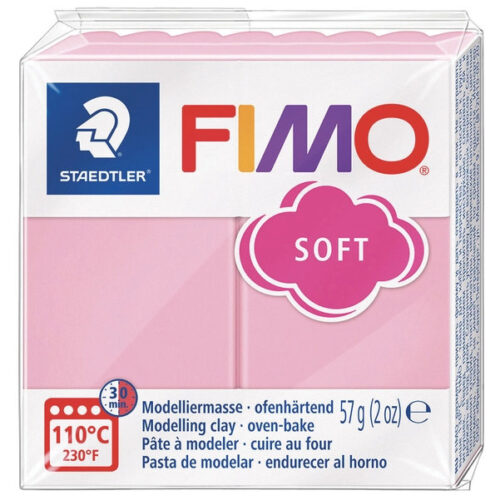 Pâte Polymère FIMO Soft 57g - Fraise Intense (8020-T21) 1