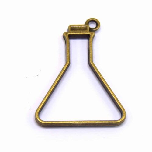 Pendentifs bouteilles creuses pour résine uv