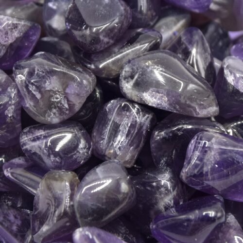 Pépites d'améthyste naturelle violette non percées en vrac