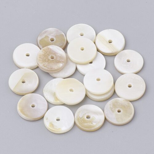 Perles heishi coquillage d'eau douce