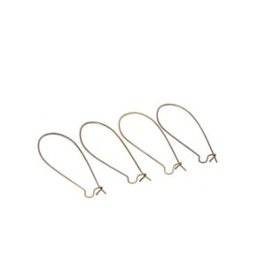 dormeuses en laiton couleur bronze
