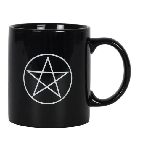 Tasse noire Pentagramme