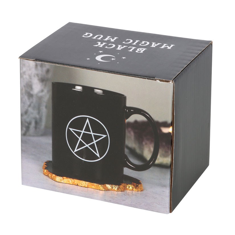 Tasse noire Pentagramme