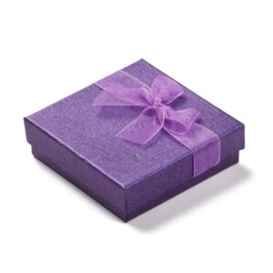 Boîtes Cadeaux Élégantes en Carton Violet